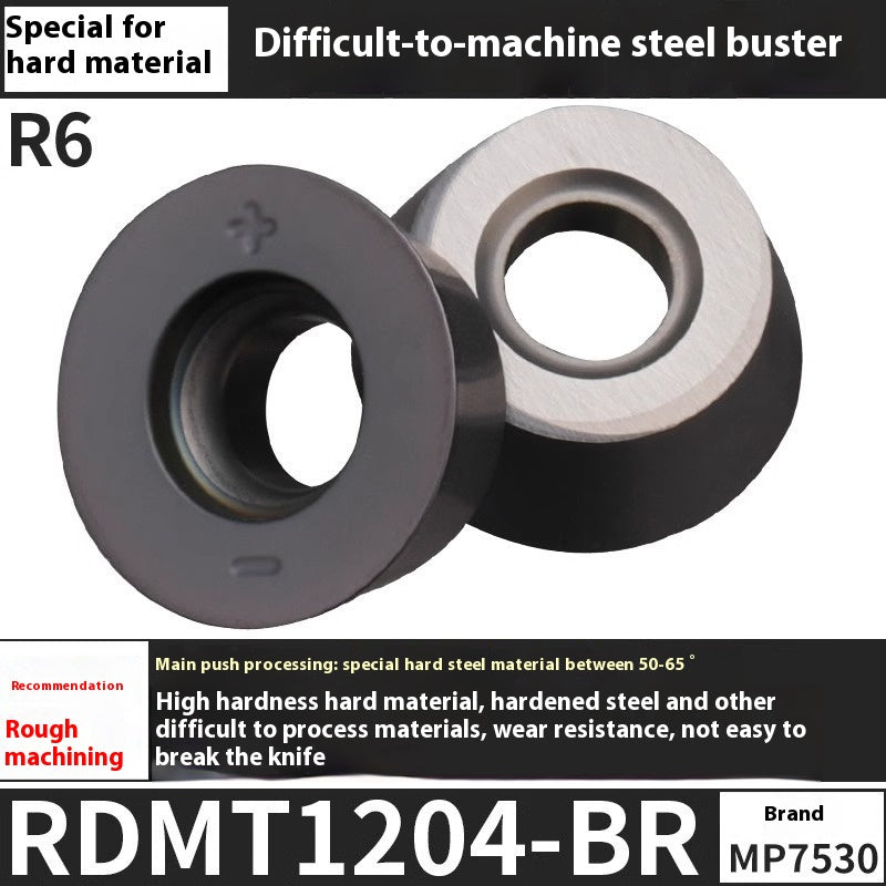 6009 CNC milling inserts RPMW carbide R5 machining center R4 milling machine R6 milling inserts RPMT round cutter grain cutting tools Shandong Denso Pricision Tools Co.,Ltd.